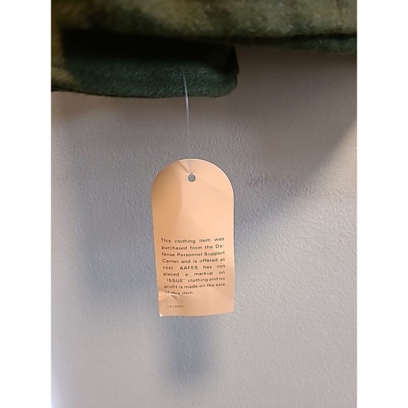 Vintage Olive Green Wool Military Shirt Jacket Size M - Picture 12 of 15